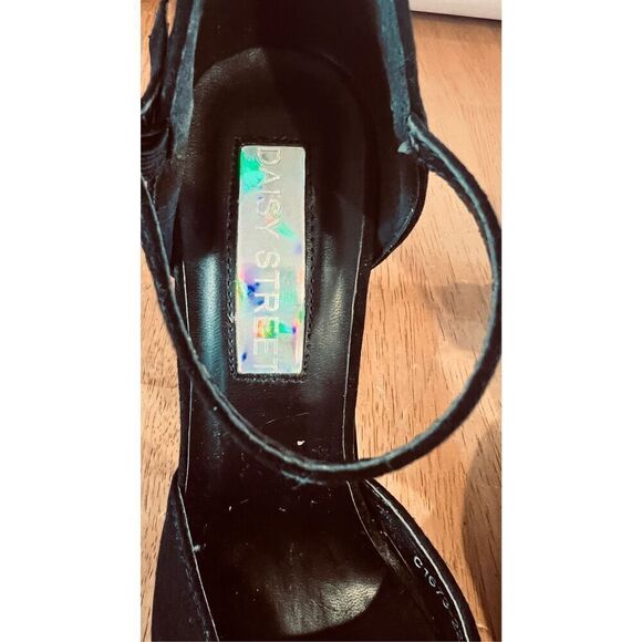 Daisy Street Macaroon Point Heeled Shoes Black SIze 5 Pumps - Picture 4 of 9